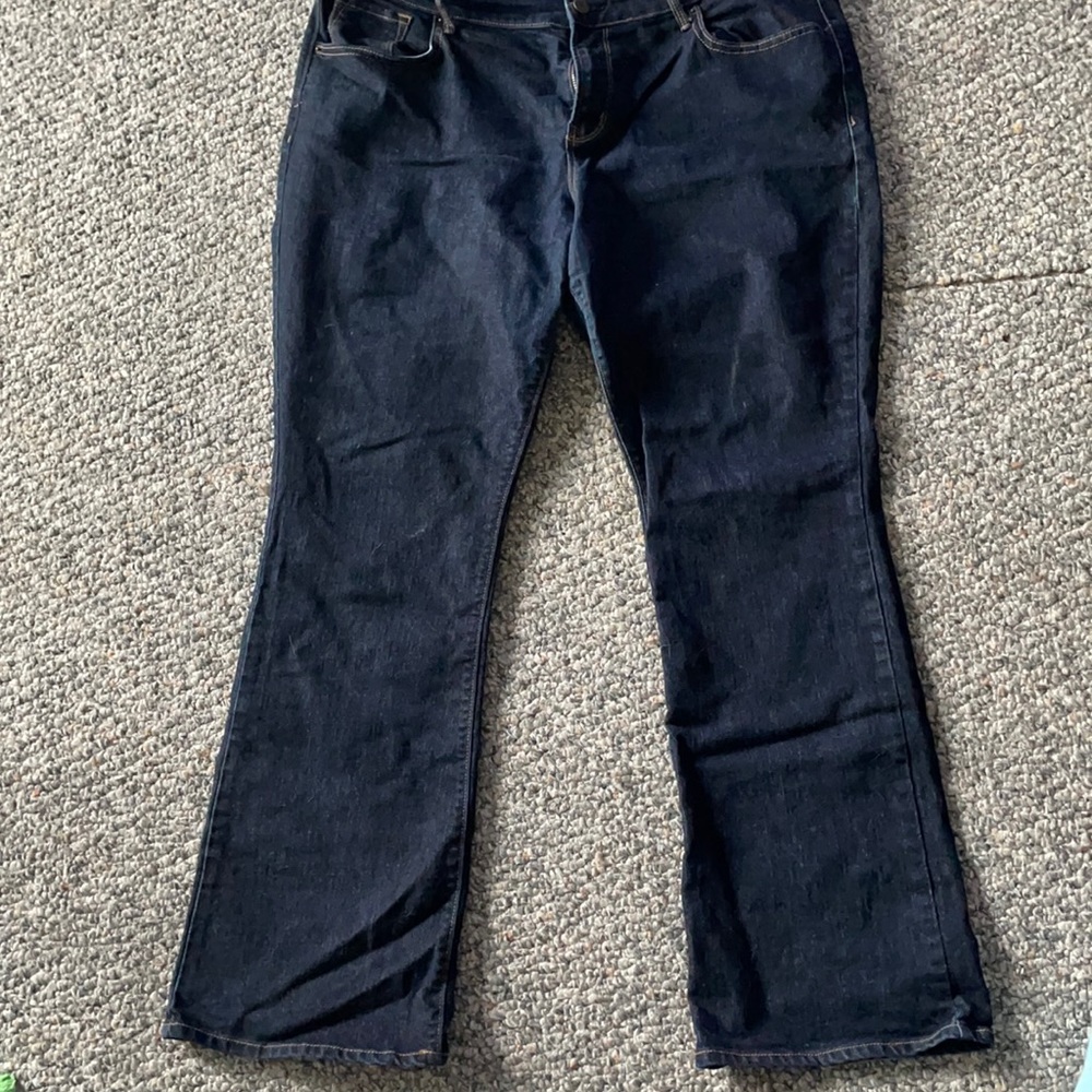 Dark wash jeans